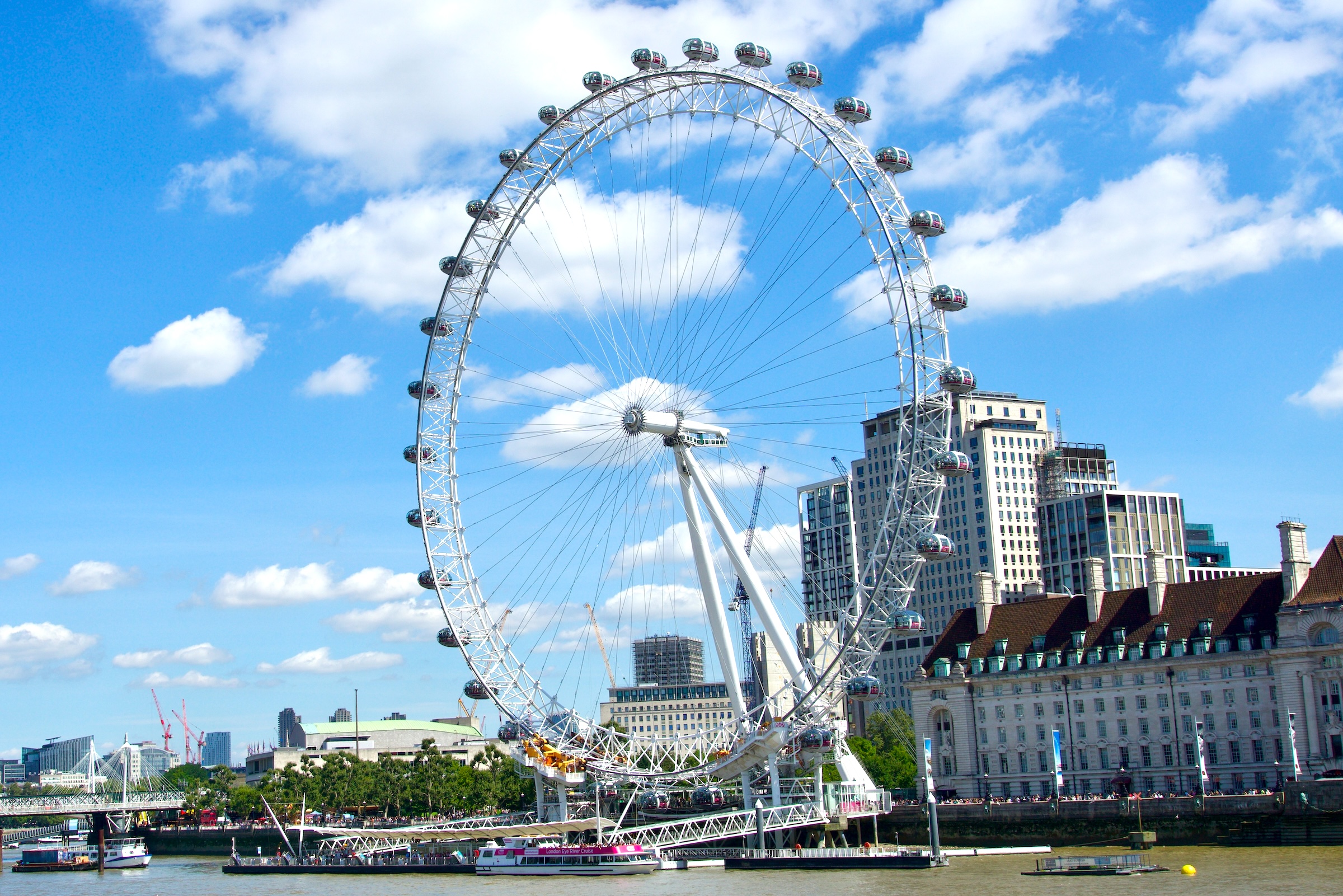 London Eye on the Thames